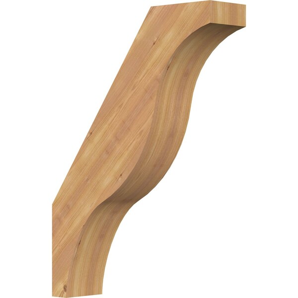 Ekena Millwork 5 1/2"W x 22"D x 30"H Funston Smooth Knee Brace, Western Red Cedar BRC06X22X30FST00SWR - main